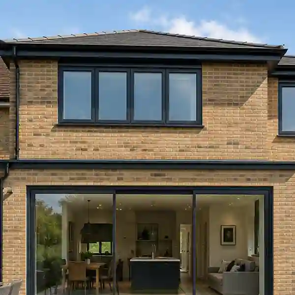 Kitchen-diner created by double-storey extension in Weybridge KT13
